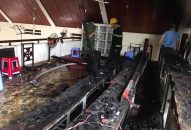 Đà Nẵng: Nhà thờ giáo xứ Cồn Dầu bị cháy